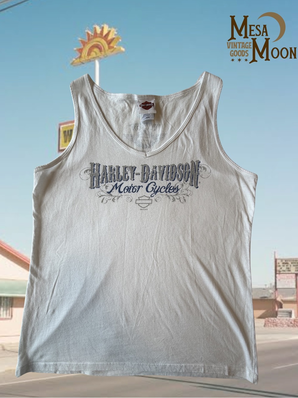 Vintage Harley-Davidson Tucson White Tank Top